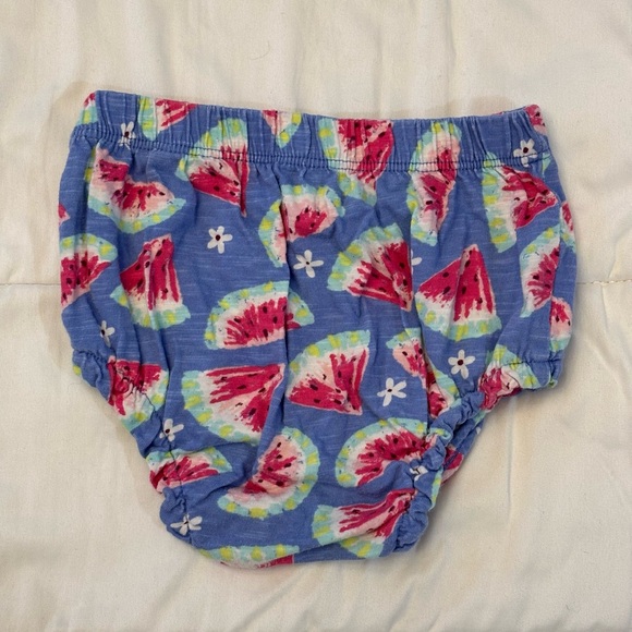 Hatley Watermelon Cotton Puff Dress 18/24M - Picture 6 of 6